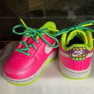 🍭 Bubble Gum 🍭 Nike Air Force 1 Toddler Shoes.
